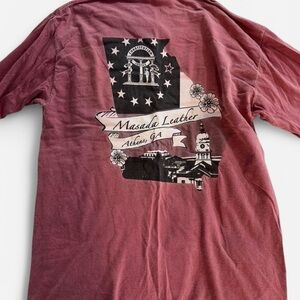 Athens, GA Red Graphic T-Shirt vintage